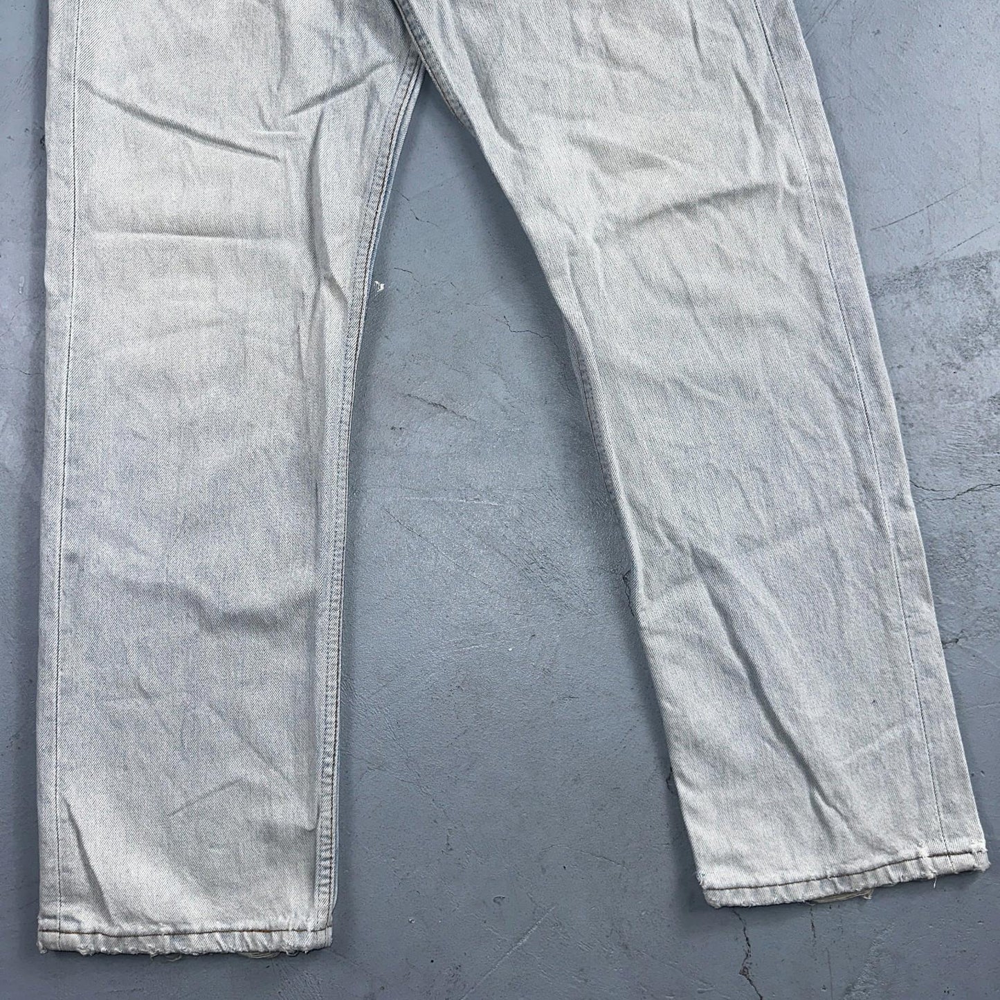 Levis 501 Vintage 90s Mexico Straight Leg Jeans Blue Light Wash 34x30 Act 31x29