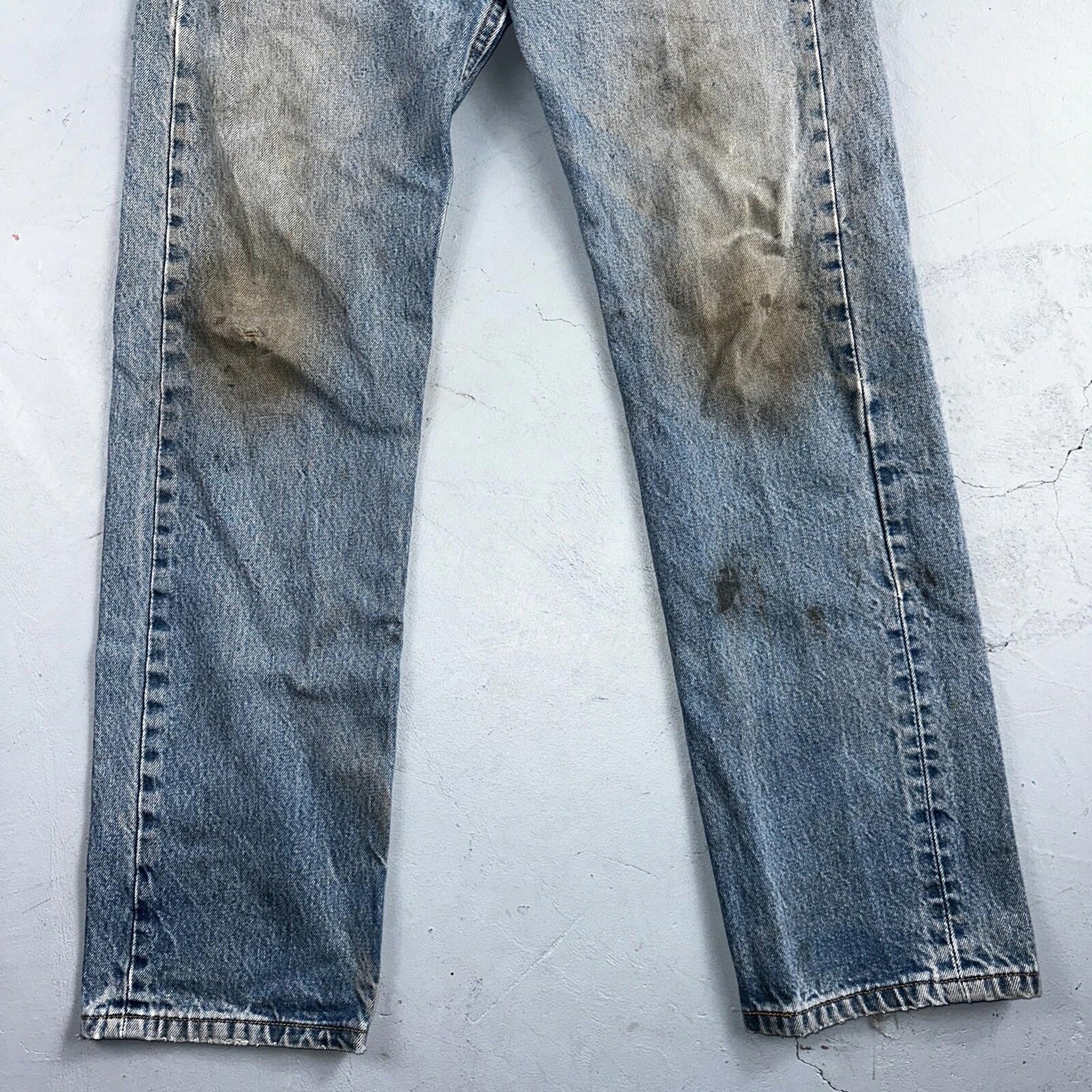 Levis 501 Vintage Y2K XX Straight Leg Jeans 90s Blue Med Wash 33x33 Act 30x30