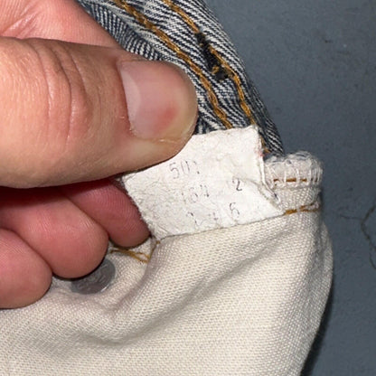 Levis 501 VTG 70s SS Redline Selvedge Jeans XX Thrashed 30x34 Act 28x29