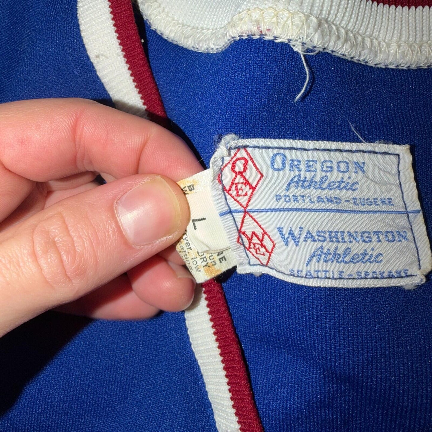 Vintage Vanderbeck Logging Bowling Jersey T Shirt Oregon USA Rockabilly 1960s