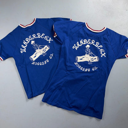Vintage Vanderbeck Logging Bowling Jersey T Shirt Oregon USA Rockabilly 1960s