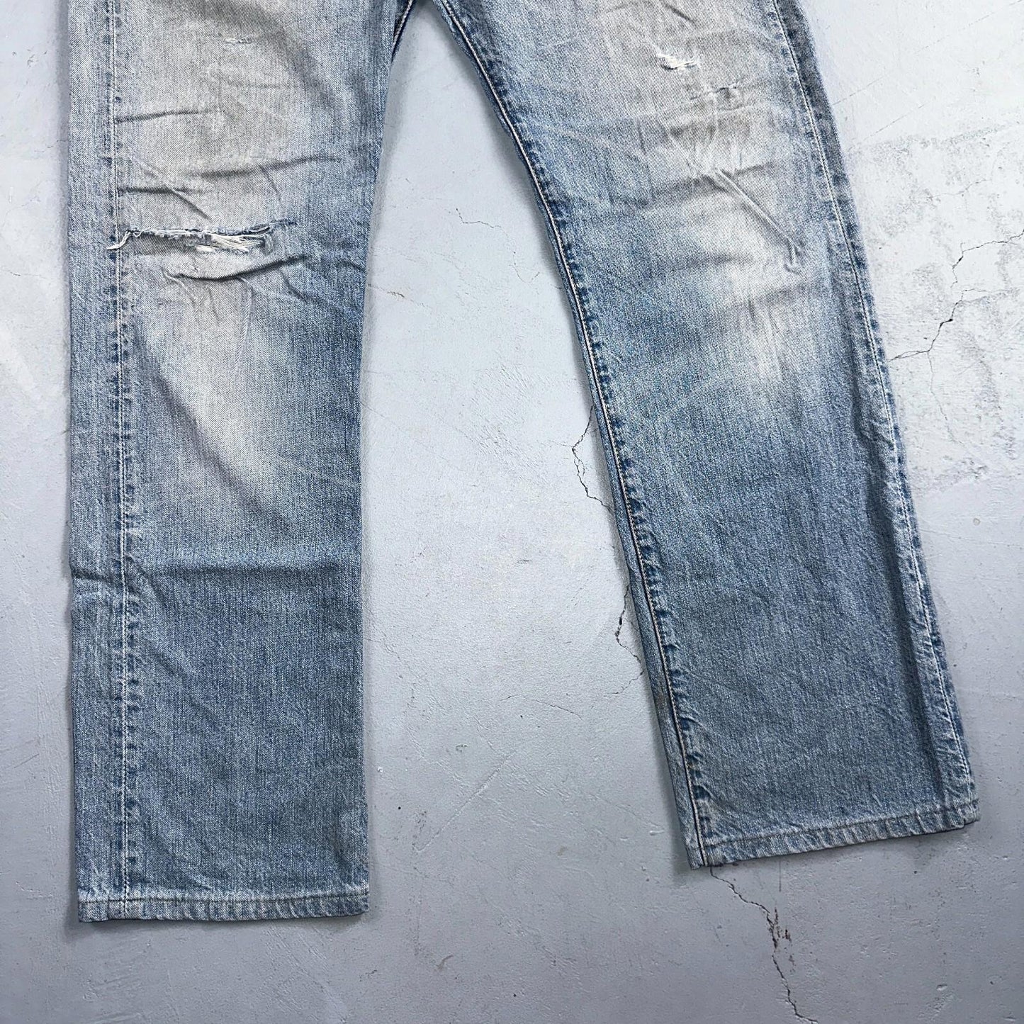 Levis 501 Vintage Y2K XX Straight Leg Jeans Blue Light Wash 34x34 Act 35x30