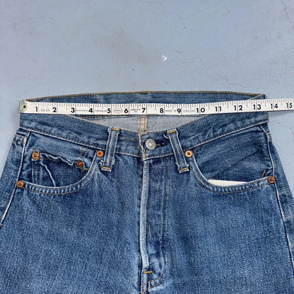 Levis 501 VTG 70s SS Redline Selvedge Jeans XX Altered Skinny Capri Act 27x25
