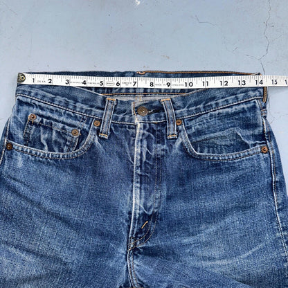 Vintage LEVIS 505 Jeans Big E 1960s Denim 28x28 USA 60s 501 502 Talon Zipper