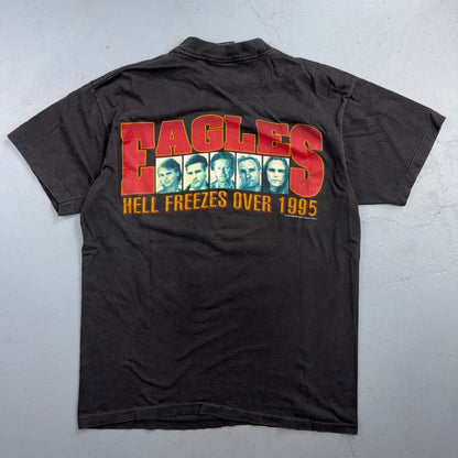 The Eagles Hotel California Album Promo VTG T Shirt 1995 Band Concert Rock Music
