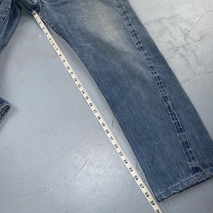 Levis 501 Vintage 80s Redline Selvedge USA XX Jeans Light Wash 38x40 Act 36x29