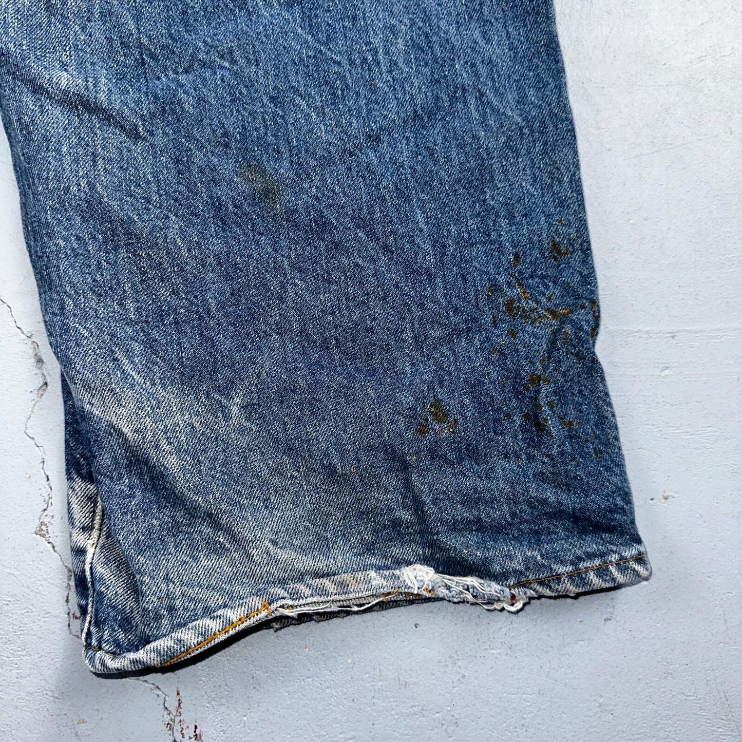 Levis 501 Vintage 80s Redline Selvedge USA XX Jeans Med Wash 48x30 Act 43x27