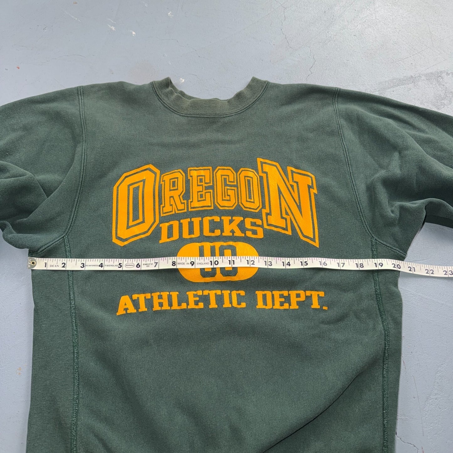 VTG 80s Champion Reverse Weave Oregon Ducks Athletic Dept Sweatshirt UO USA L