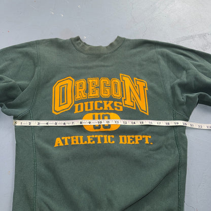 VTG 80s Champion Reverse Weave Oregon Ducks Athletic Dept Sweatshirt UO USA L