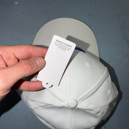 Rail America USA VTG Hat Baseball Cap Snapback Head Gear White Funny Humor Train