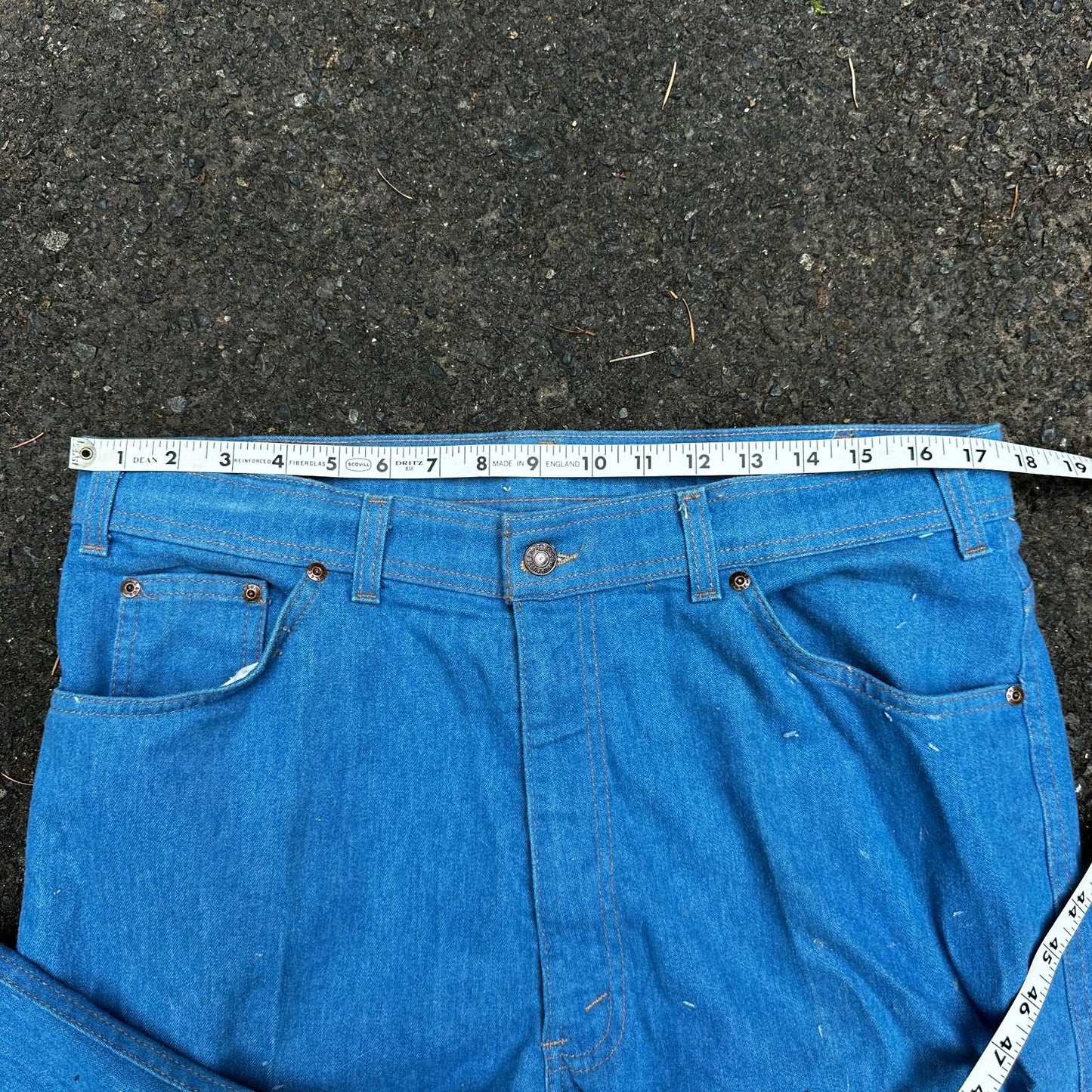 Levis VTG Orange Tab Jeans Mens 38x32 Blue 43415-4514 Fits 38x32 USA 35x31
