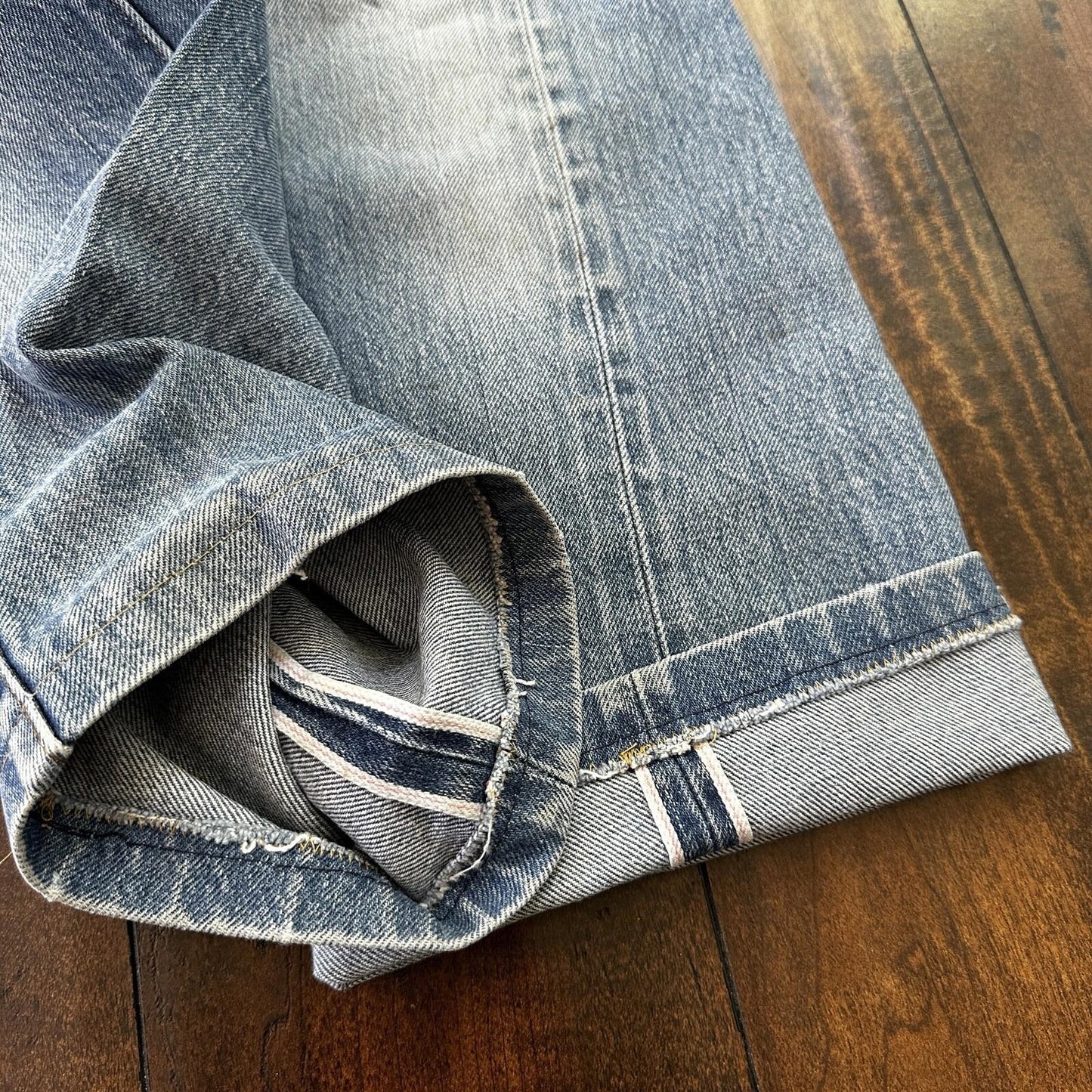 Levis Vintage 80s Redline Selvedge USA 501 XX Jeans 66 70s Light 30x33 Act 28x28