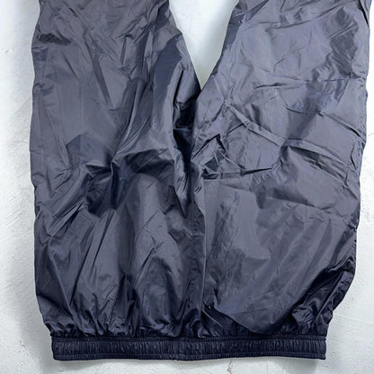 Nike VTG 90s Windbreaker Track Pants Ankle Zip Netted Blue 1990s Essential