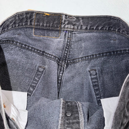 Levis 501 Vintage 90s USA XX Straight Leg Jeans Black Light Wash 40x34 Act 37x33