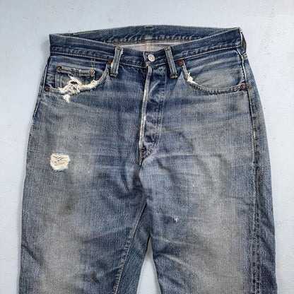 Levis 501 Big E Vintage 60s Redline Selvedge USA XX 1960s Jeans 66 Act 31x30