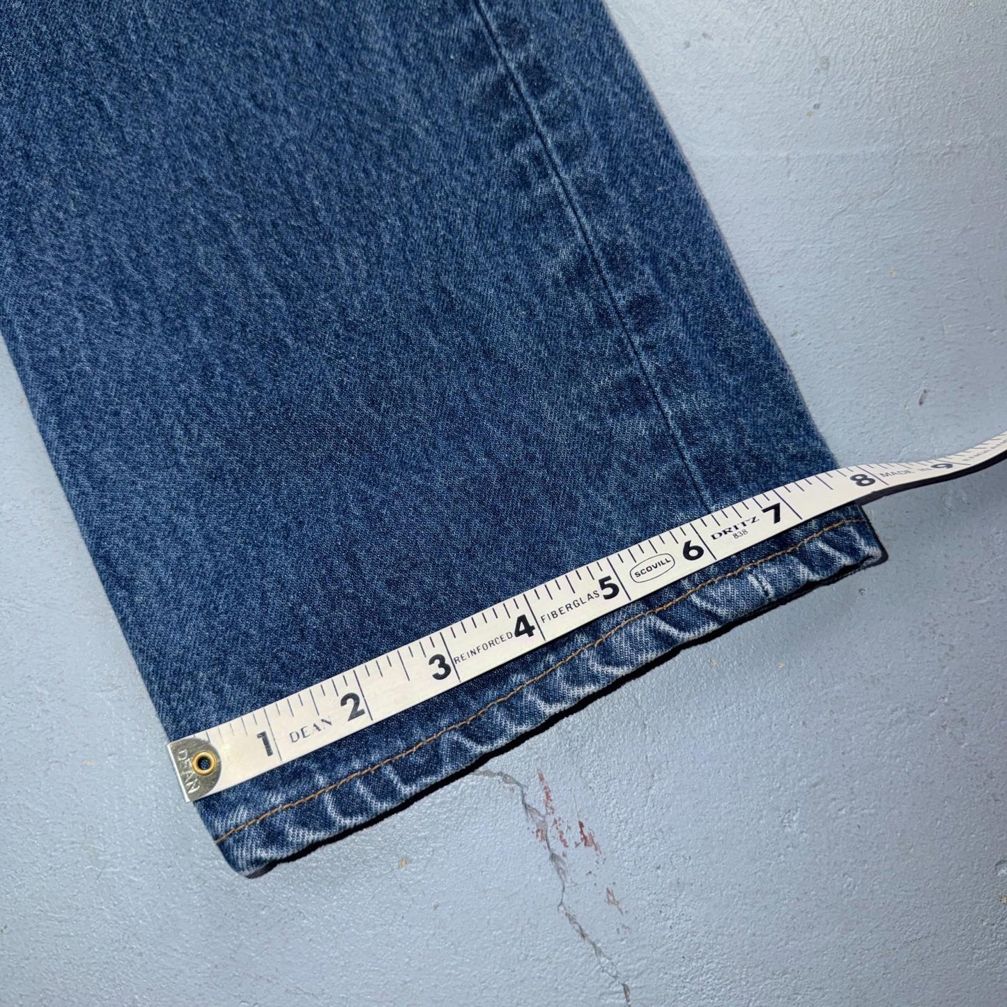 Levis 501 Vintage 90s USA XX Straight Leg Jeans Blue Med Wash 32x36 Act 31x33
