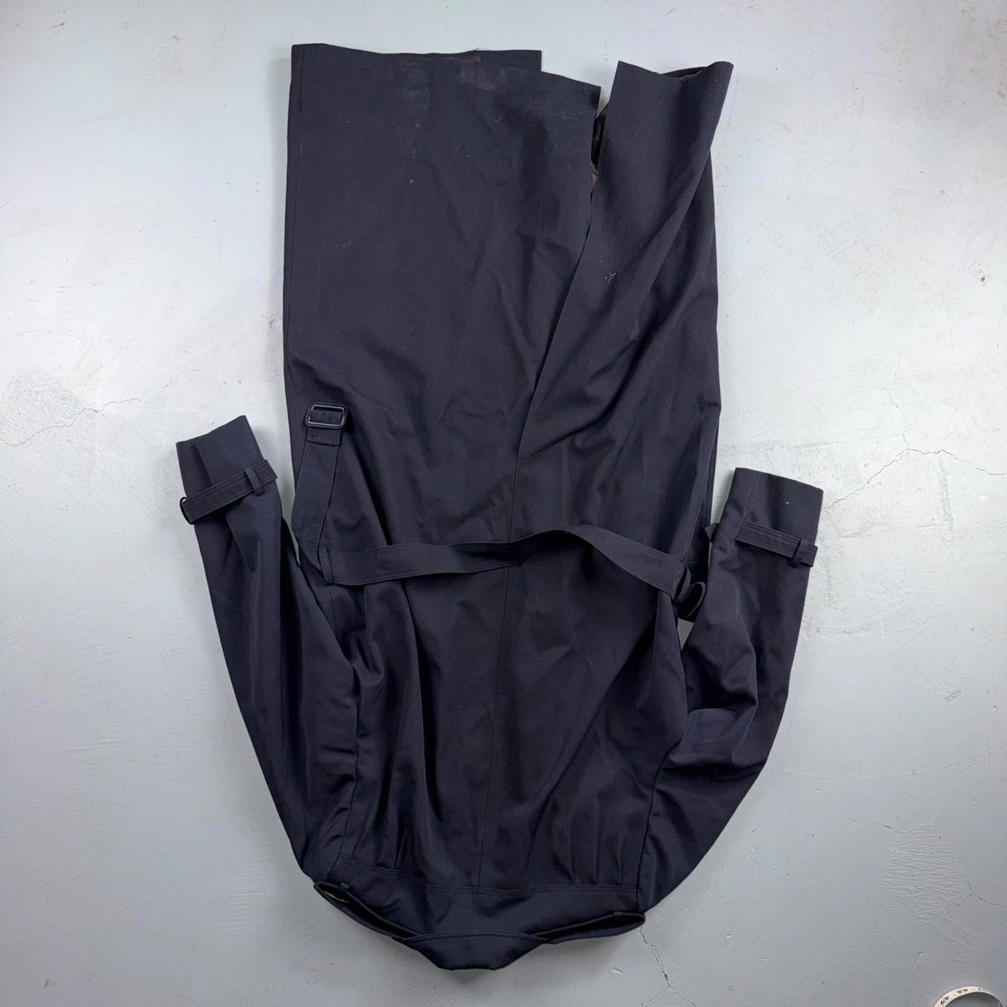 Jacques Gevertz Size 40 Blue Button Up Coat VTG Double Breast Peacoat 80s Paris