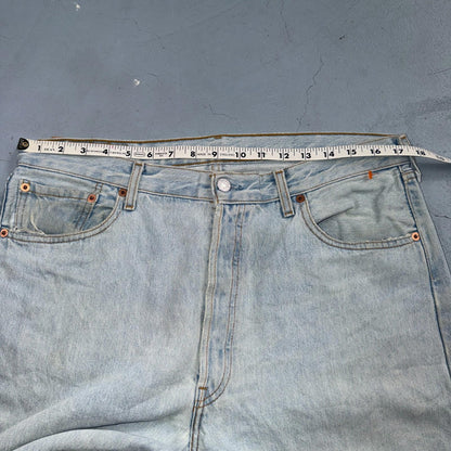 Levis 501 Vintage Y2K 90s XX Straight Leg Jeans Blue Light Wash 36x36 Act 35x32
