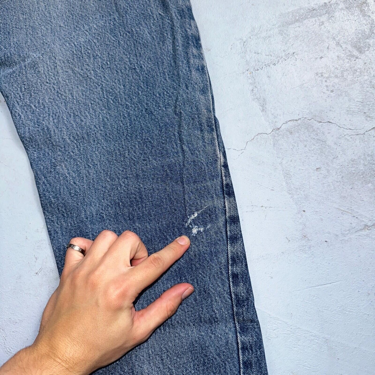 Levis 501 Vintage 80s Redline Selvedge USA XX Jeans Skinny Tailored Act 28X29