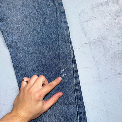 Levis 501 Vintage 80s Redline Selvedge USA XX Jeans Skinny Tailored Act 28X29