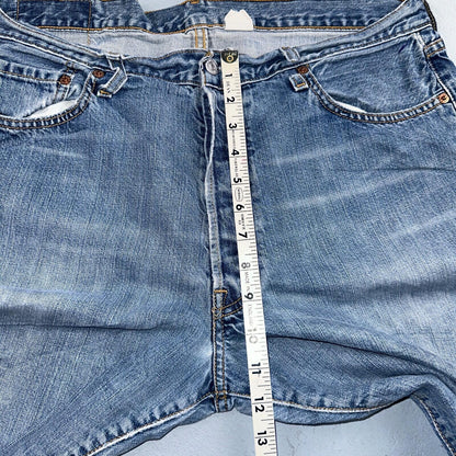 Levis 501 Vintage Y2K 90s XX Straight Leg Jeans Blue Light Wash 36x32 Act 35x31