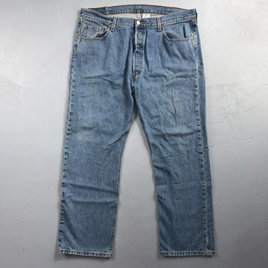 Levis 501 Vintage Y2K XX Straight Leg Jeans Blue Light Wash 40x32 Act 40x30