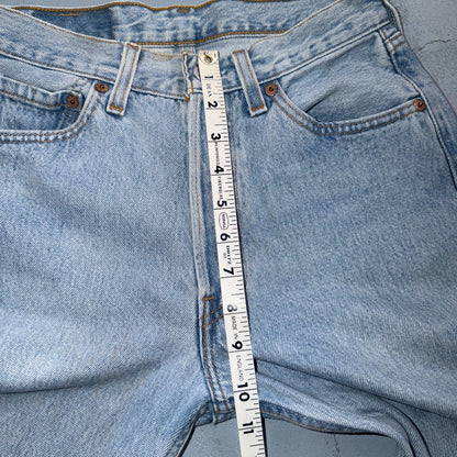 Levis 501 Vintage 90s USA XX Straight Leg Jeans Blue Light Wash 28x32 Act 26x31