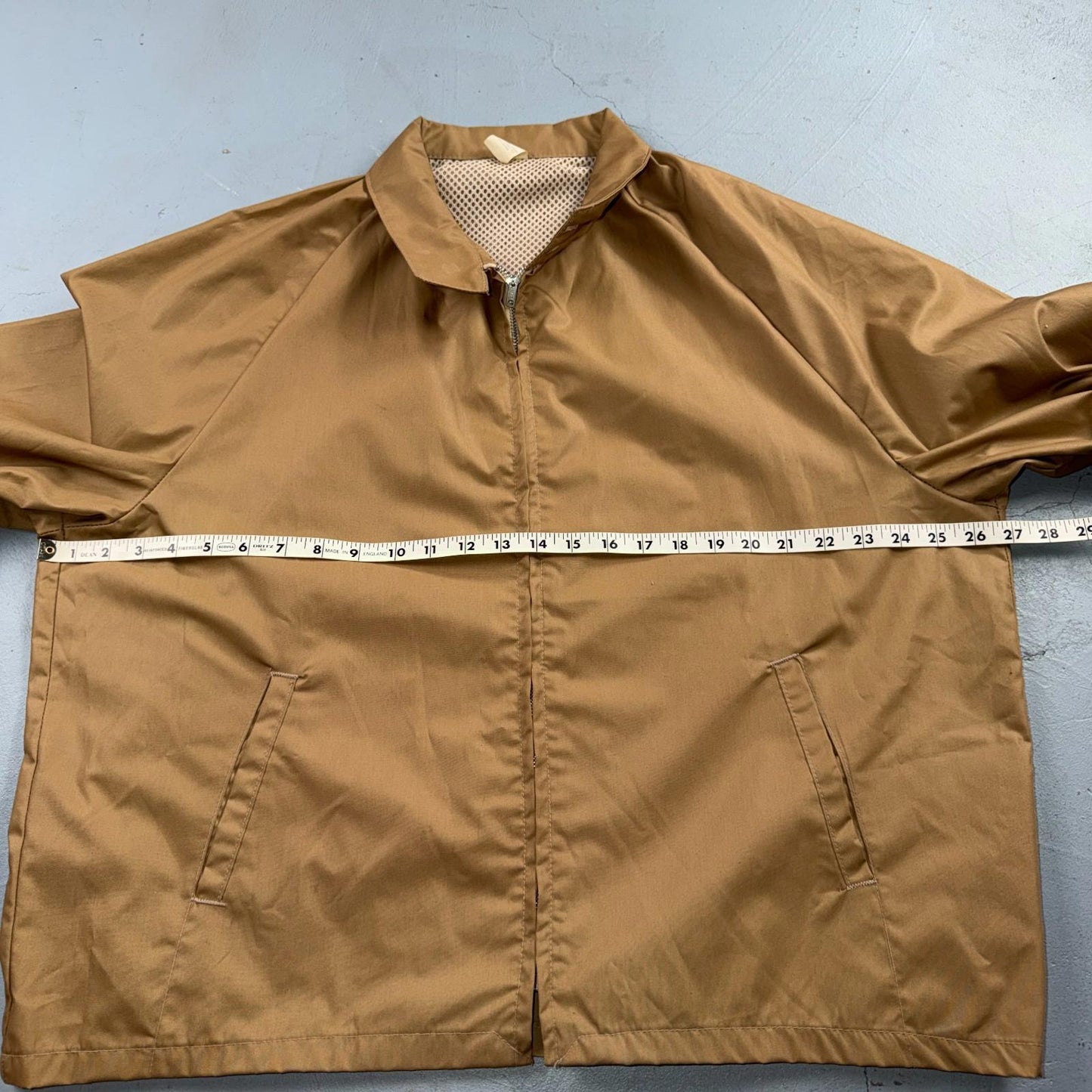 VTG 1970s 70s Sportswear Jacket Rockabilly Long Sleeve Talon Ricky Windbreaker