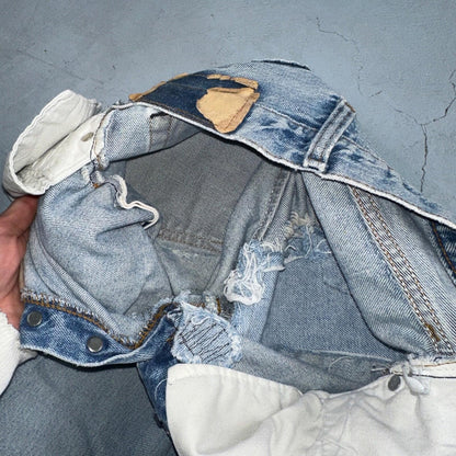 Levis 501 Vintage 80s Redline Selvedge USA XX Jeans Light Wash 524 Act 25x29
