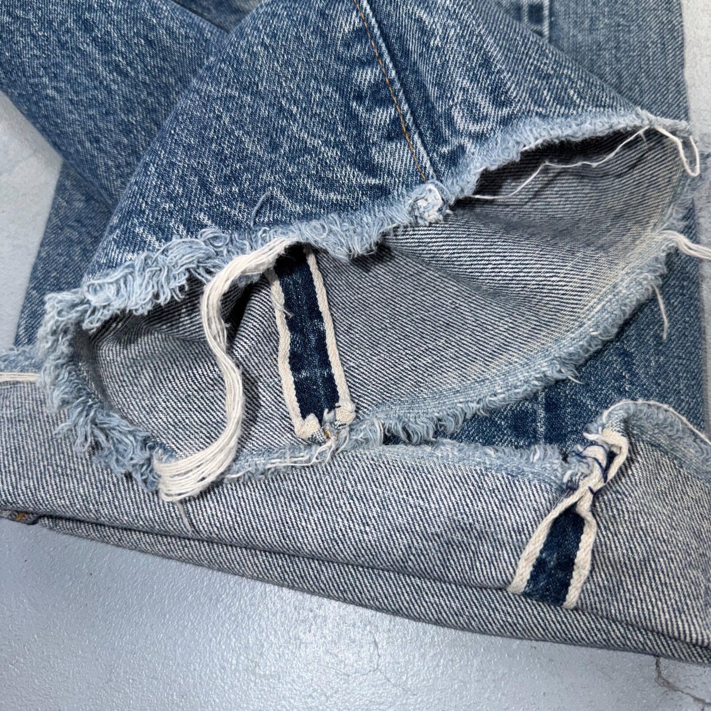 Levis 501 Vintage 70s SS Redline Selvedge USA XX Jeans Light Wash 38x33 Ac 35x29