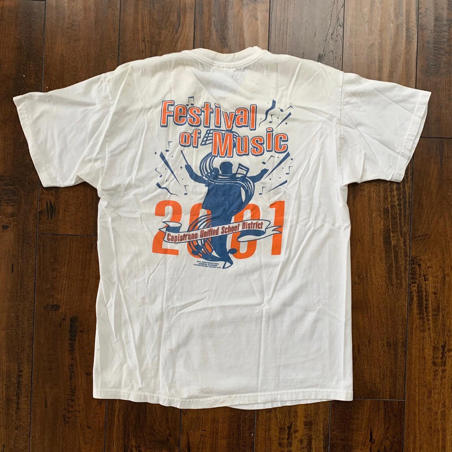 Music Festival 2001 Y2K Vintage T Shirt Jazz Rock Punk Capistrano California