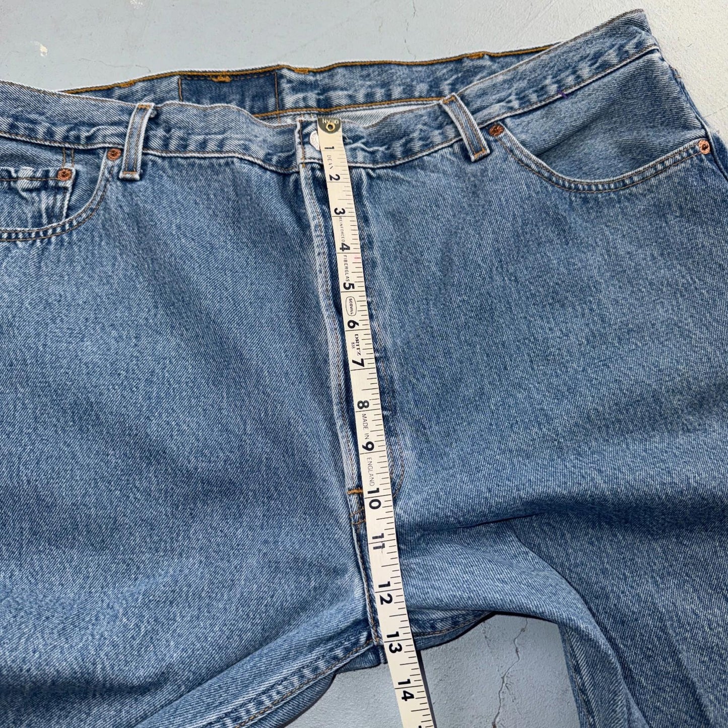 Levis 501 Vintage Y2K 90s XX Straight Leg Jeans Blue Light Wash 42x34 Act 40x34