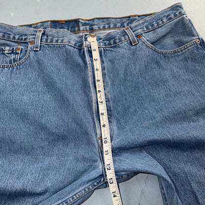 Levis 501 Vintage Y2K 90s XX Straight Leg Jeans Blue Light Wash 42x34 Act 40x34