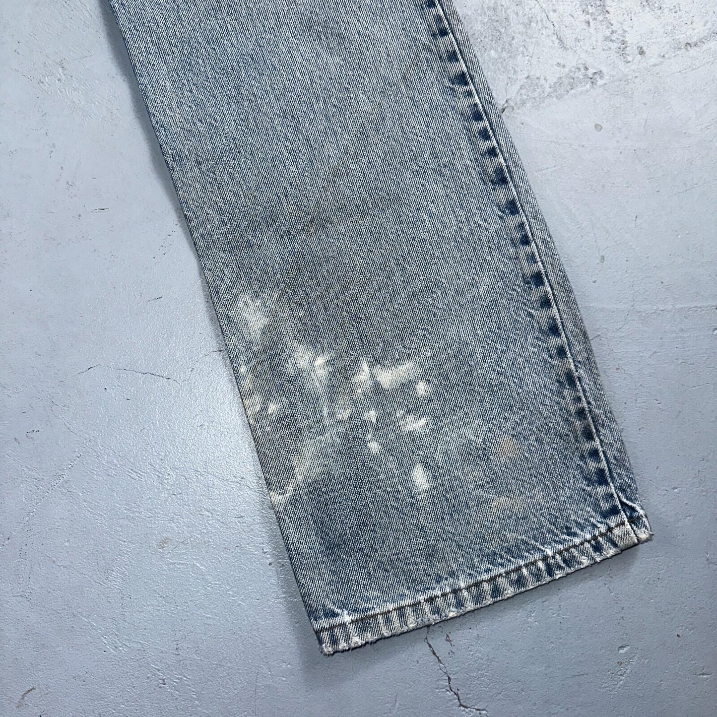 Levis 517 Vintage 90s USA Orange Tab Bootcut Flare Blue Worn Jeans Act 33x31