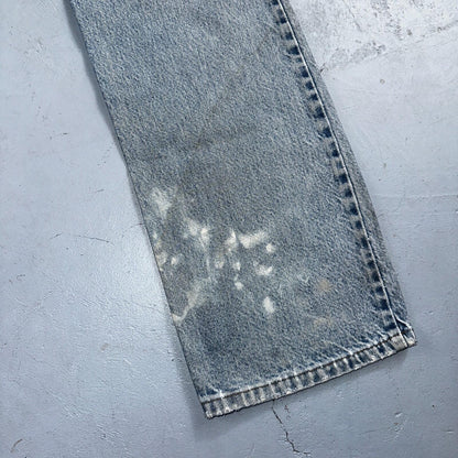 Levis 517 Vintage 90s USA Orange Tab Bootcut Flare Blue Worn Jeans Act 33x31