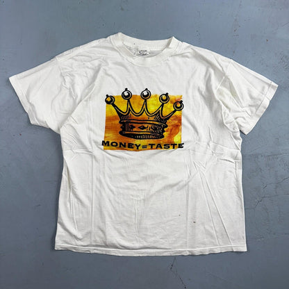 Money Taste 80s Single Stitch Graphic VTG T Shirt Crown Cool Biggie Rap Music