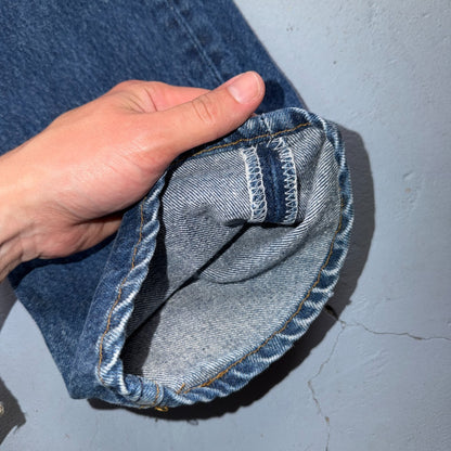 Levis 501 Vintage 80s USA XX Straight Leg Jeans Blue Med Wash 33x36 Act 30x31