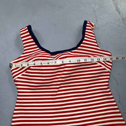 Vintage 1960s Carol Brent Swimsuit Bathing Suit Built In Bra Pin Up MOD 2 Pc
