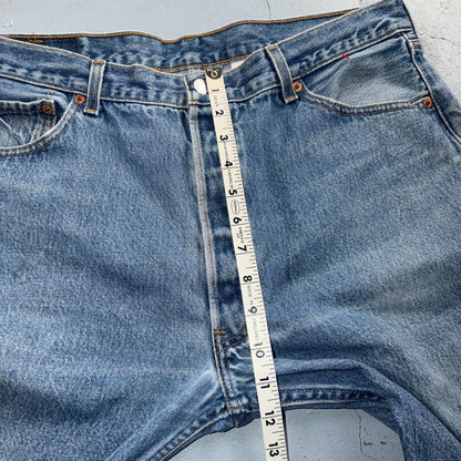 Levis 501 Vintage 90s Y2K XX Straight Leg Jeans Blue Light Wash 38x32 Act 35x28