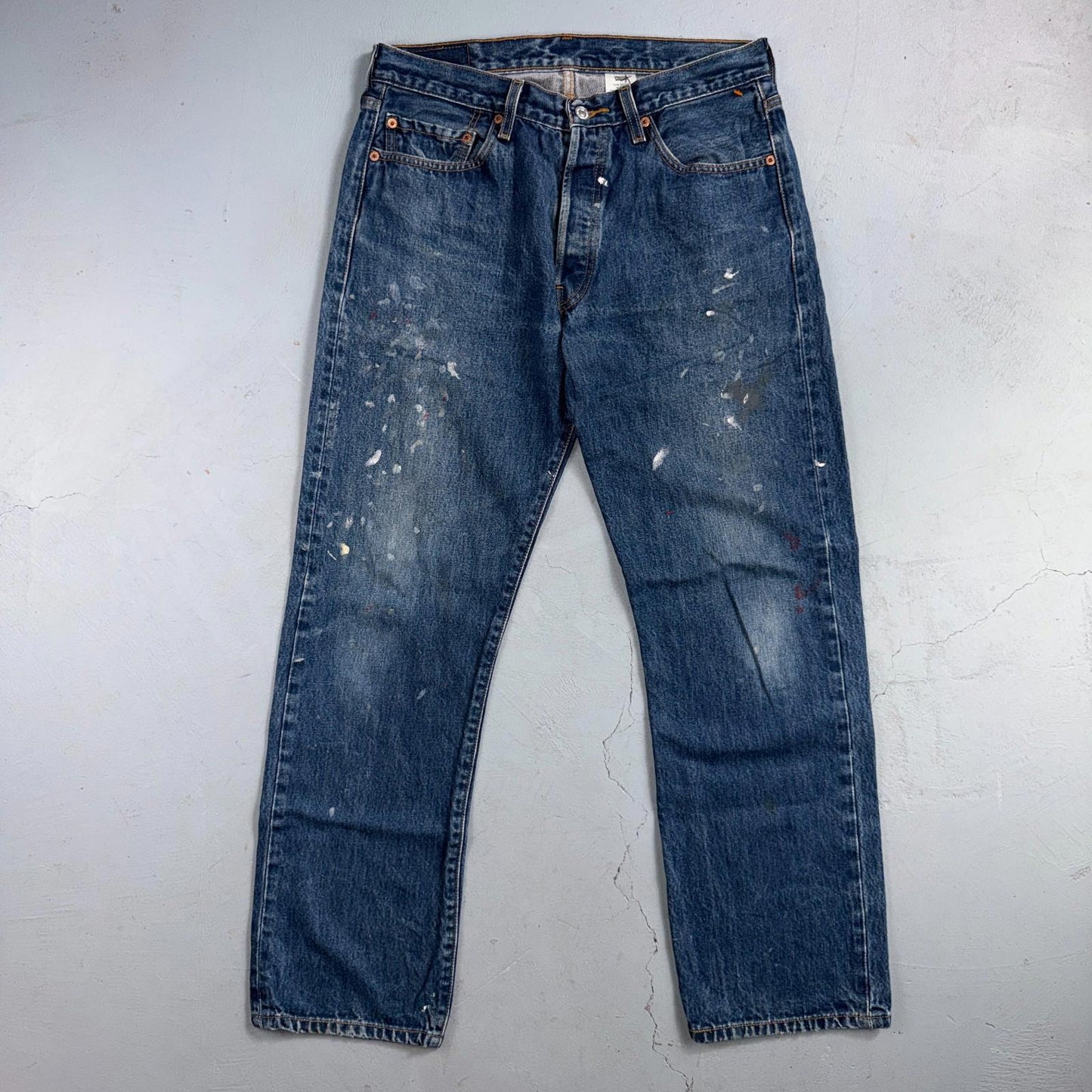 Levis 501 Vintage Y2K 90s XX Straight Leg Jeans Blue Med Wash 34x32 Act 32x30