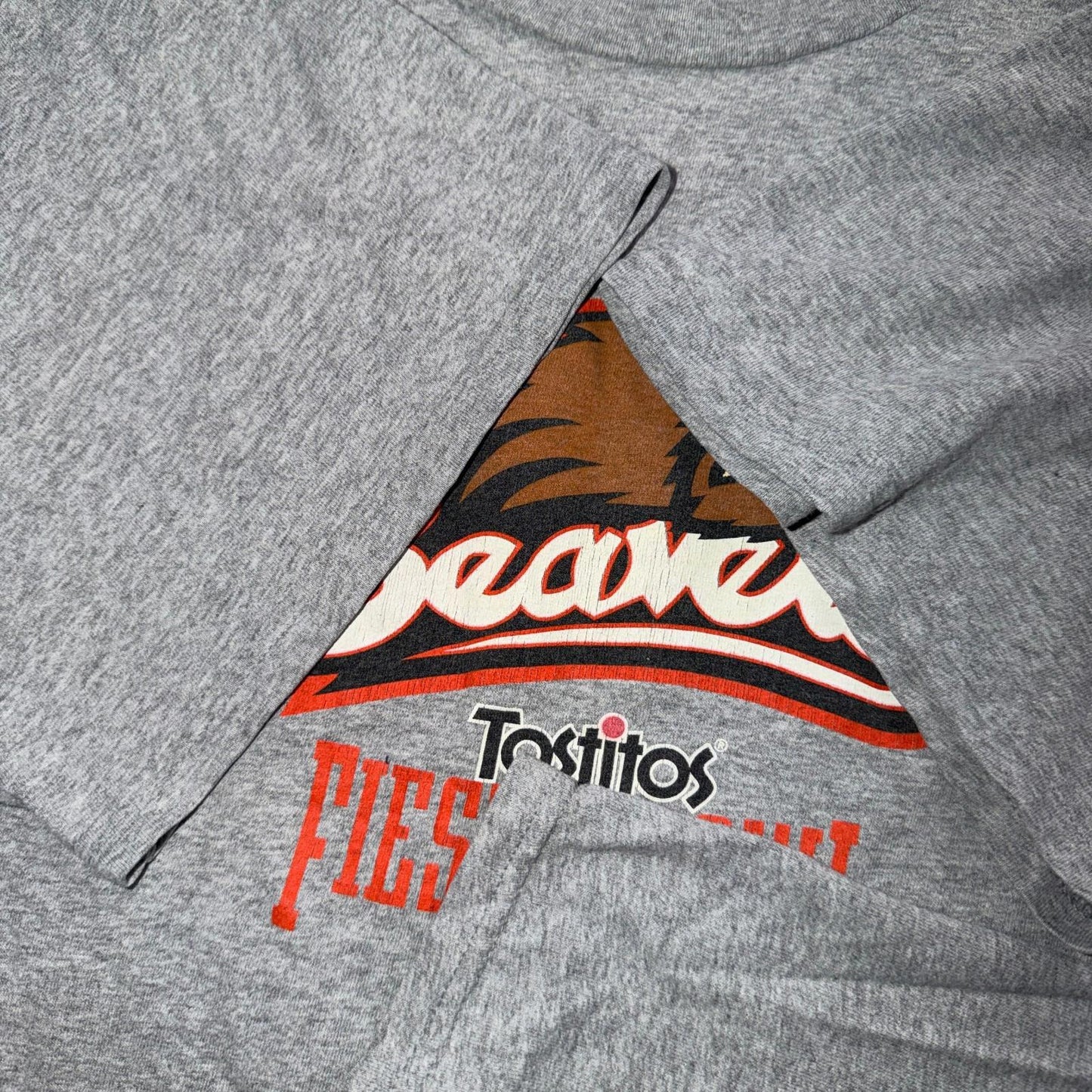 Nike Beavers Oregon Center Swoosh Y2K T Shirt Vintage Cool Sports Promo