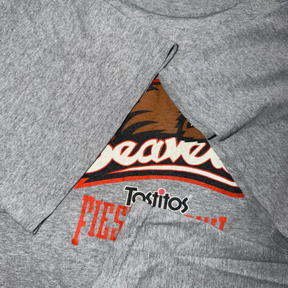 Nike Beavers Oregon Center Swoosh Y2K T Shirt Vintage Cool Sports Promo