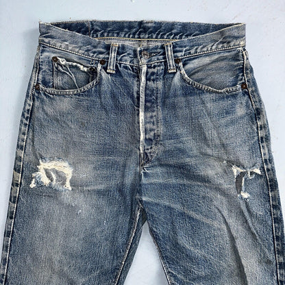 Levis 501 XX Big E Vintage 40s Redline Selvedge USA XX 1940s 50s Jeans 29x28