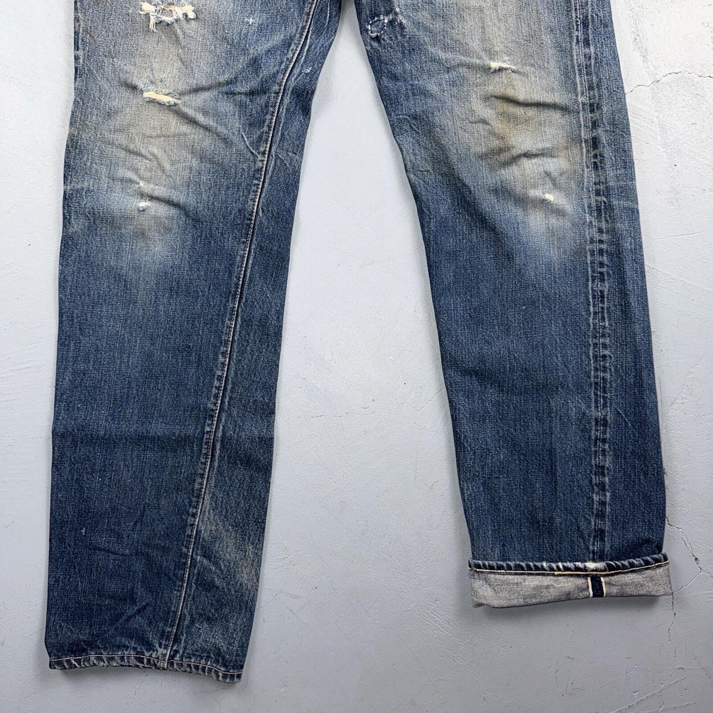 Levis 501 Big E Vintage 60s Redline Selvedge USA XX 1960s Jeans 66 Act 35x33