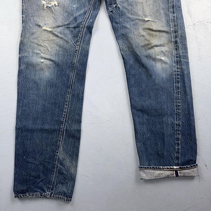 Levis 501 Big E Vintage 60s Redline Selvedge USA XX 1960s Jeans 66 Act 35x33