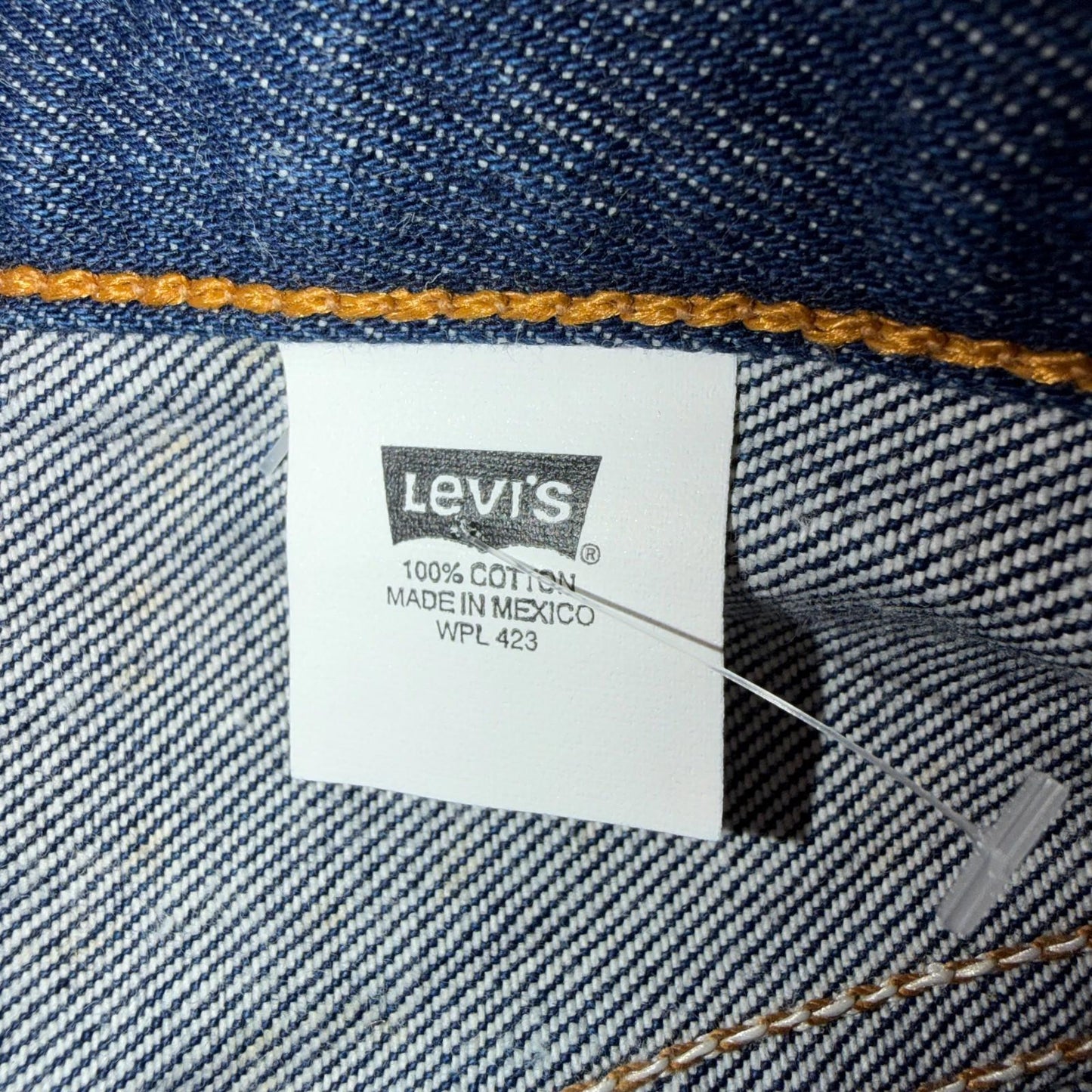 Levis 501 Vintage Y2K 90s XX Straight Leg Jeans Blue Dark Wash 33x30 Act 32x27