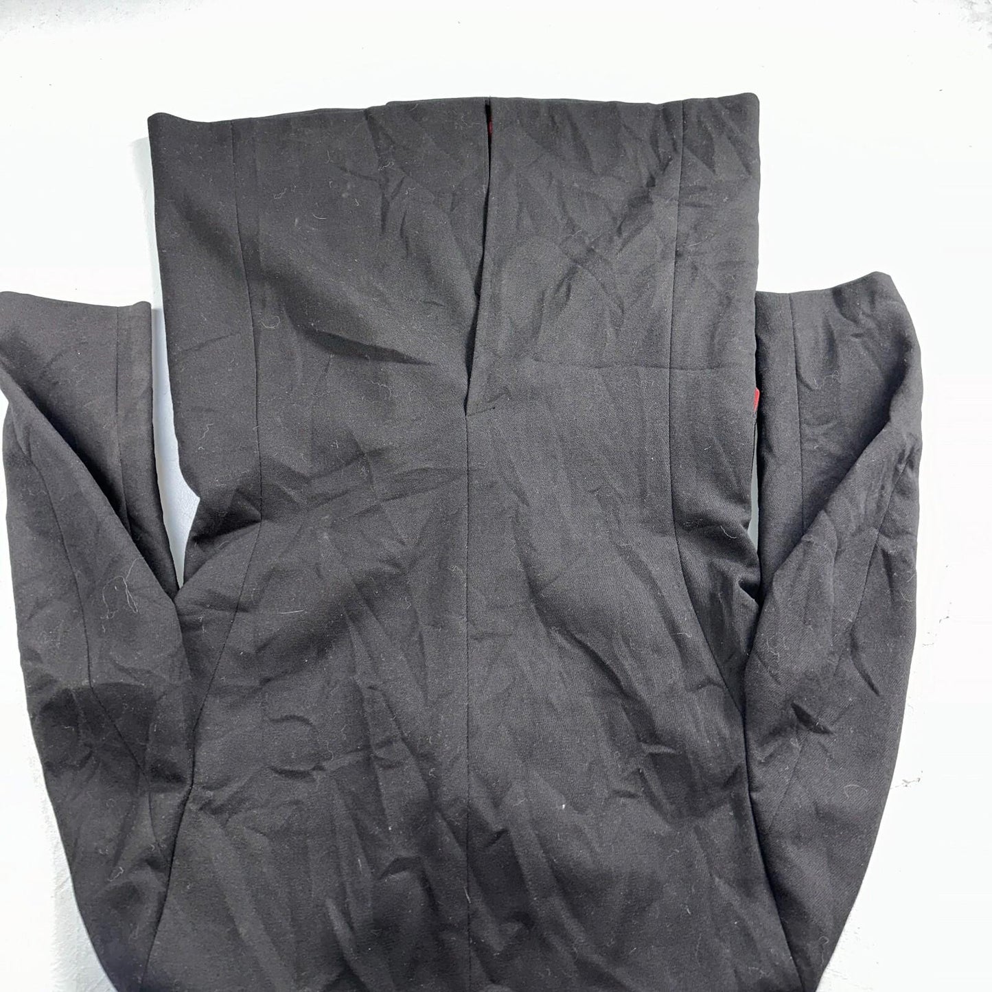 Vintage 1960s Black Wool Military Pea Coat Rockabilly 60s Double Breast Jacket