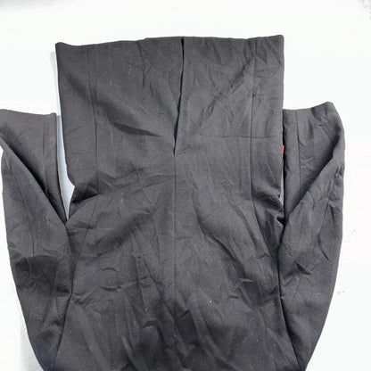 Vintage 1960s Black Wool Military Pea Coat Rockabilly 60s Double Breast Jacket