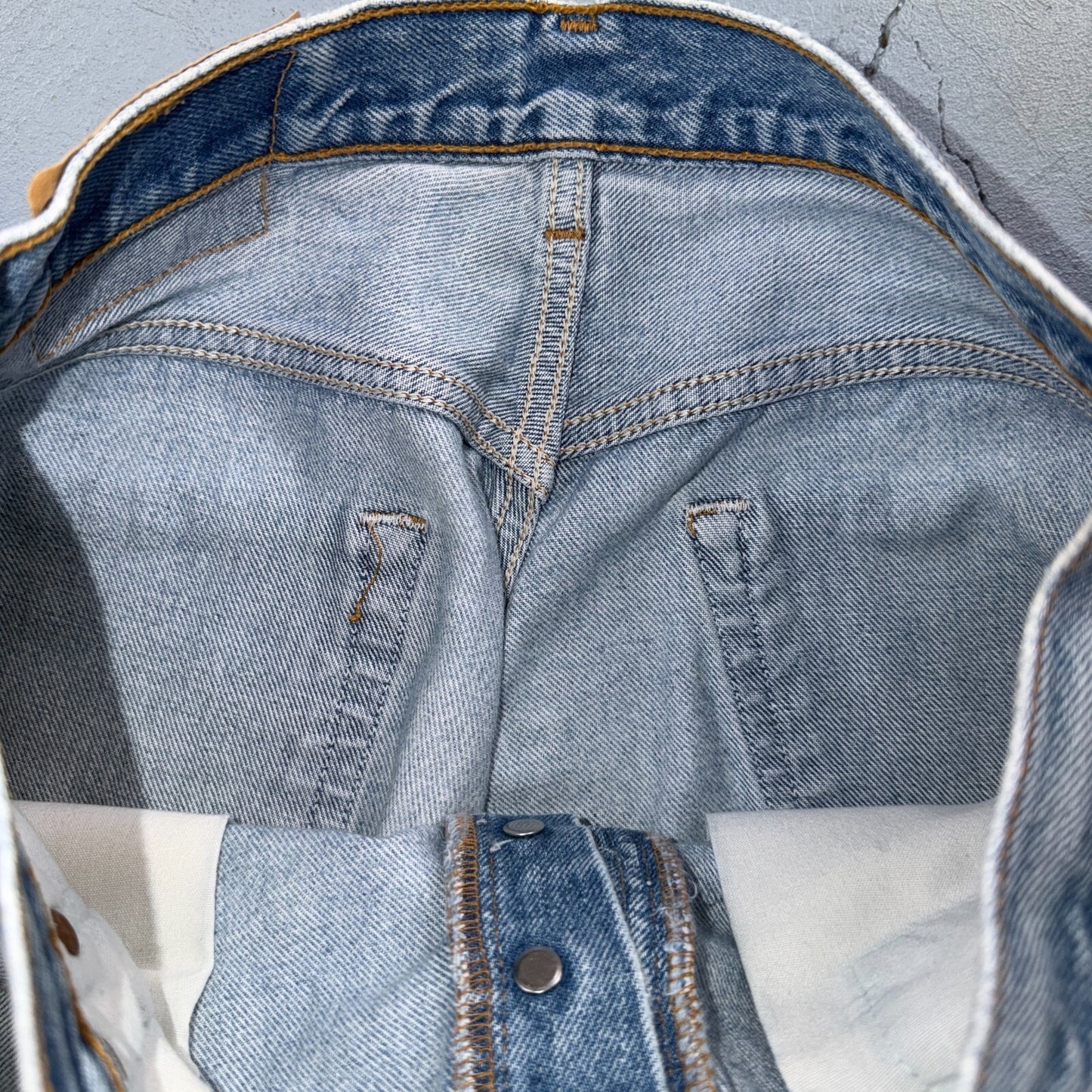 Levis 501 Vintage 90s Y2K XX Straight Leg Jeans Blue Light Wash 31x34 Act 29x29