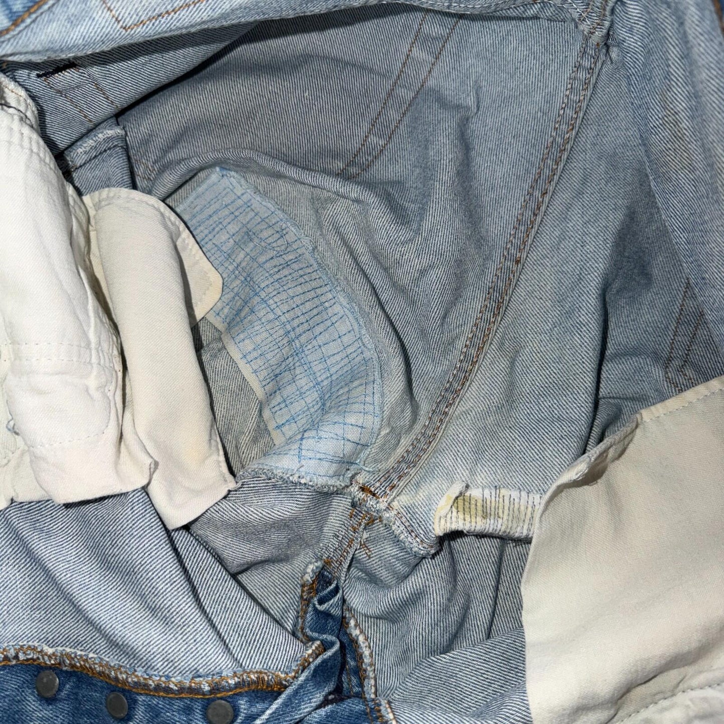 Levis 501 Vintage 80s Redline Selvedge USA XX Jeans Light Wash 35x32 Act 33x29